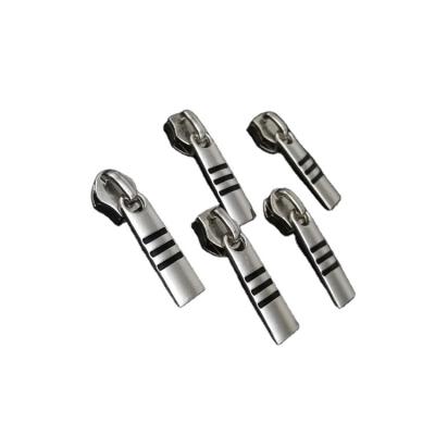 China New Design Metal Nickel Free Zipper Ends Key Zipper Sliders Puller With Customized Logo For Nickel Free for sale