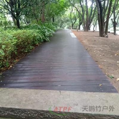 China Kohlenstoffhaltiges Bambus Druckbehandeltes Deckholz 8 Zoll Deckplatten zu verkaufen