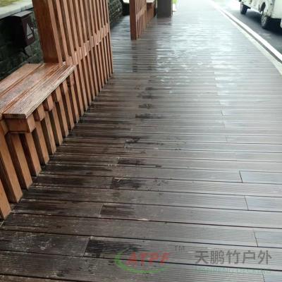 China Anti-Korrosions-Bamboo Holz Decking Boards 28mm für den Hinterhof zu verkaufen