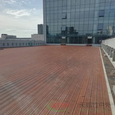 China Flachkarbonisierte Decking-Boards aus Bambusholz für Veranda ODM zu verkaufen