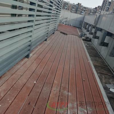 China Prefab Grijs Bamboe Houten Dekplaten 4,5 M voor Outdoor Te koop