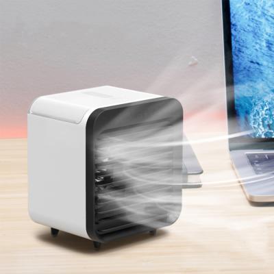 China Newest Rechargeable Mini Air Fan Air Conditioner Portable Cooler Portable Mini Air Cooler Fan for sale