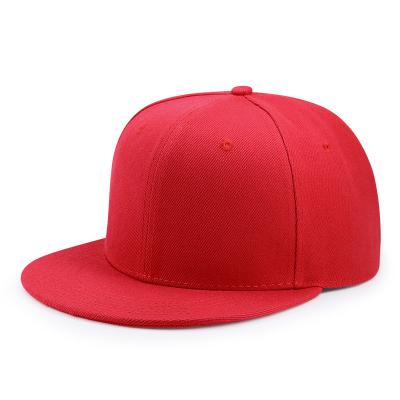 China RTS COMMON Wholesale Cheap Men's Embroidery 3D Crown Snapback Hat Top 6 Flat Brim Panel Custom Made Hat Custom Made for sale