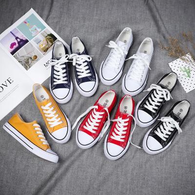 China Fashion trend high quality canvas shoes lace up unisex multicolor casual shoes for men or women for sale