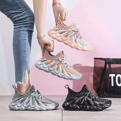 China Trend Mesh Women Shoes Lightweight Fashion Sneakers Ladies Fashion Casual Actions Shoes Breathable Slip On Women for sale