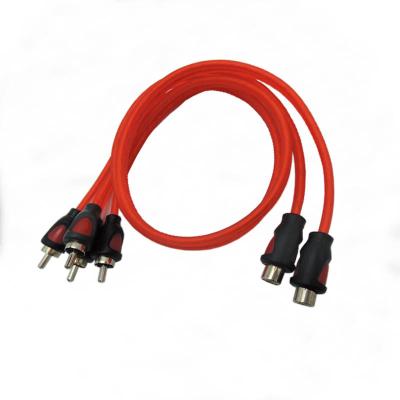 China Car Male To Male Male To Female RCA Audio Cable 1ft 3ft 5ft 6ft 10ft 15ft 17ft 20ft Audio Y Cable 30ft Cable for sale