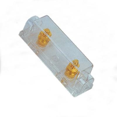 China gold plated ANL fuse holder + ANL fuses inline fuse holder 0/4GA to 0/4GA FH35 for sale