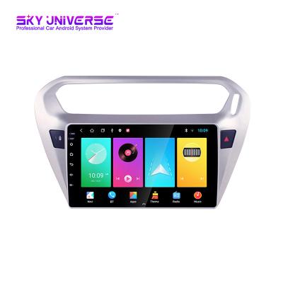 China GPS Android 11 Car dvd Multimedia Player Gps Audio Radio Video Stereo Navigation For Peugeot 301 / Citroen Elysee 2014-2018 for sale