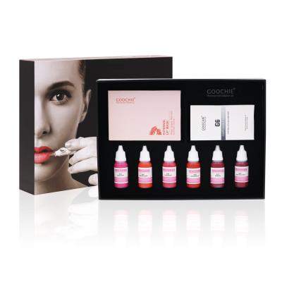 China Factory Goochie Lip Tattoo Pure Ink Kit For Permanent Makeup for sale