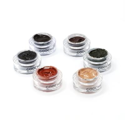 China Permanent Micro Eyebrow Makeup Tattoo GOOCHIE Blading Paste Dye For Permanent Makeup 5ml/PC 6Color Available, Derma Test Eyebrow Approval for sale