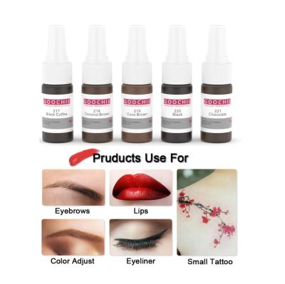 China OEM Tattoo Eyebrow Lip PMU Eyebrow Lip Dye MIcroblading Facial Liquid Cosmetic Tattoo Ink Permanent Makeup Dye for sale