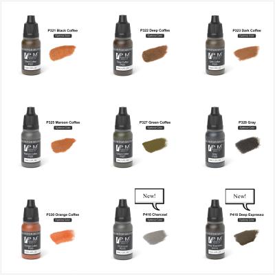 China 54 Color P.M. Micropigmentation PMU Permanent Makeup Tattoo Eyebrow Herbal Healthy Organic Scalp Lip Eyeliner Tattoo Dye for sale