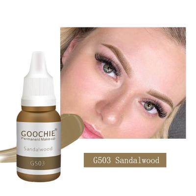 China Goochie Pigmentos Micropigmentacion 15ml Permanent Makeup Tattoo PMU Permanent Makeup Tattoo Ink for sale