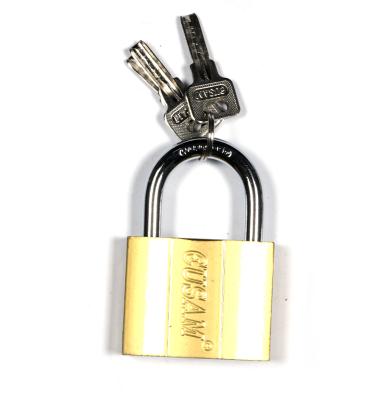 China High Quality Thick Type Zinc Alloy Steel +Stainless Solid Brass Padlock for sale