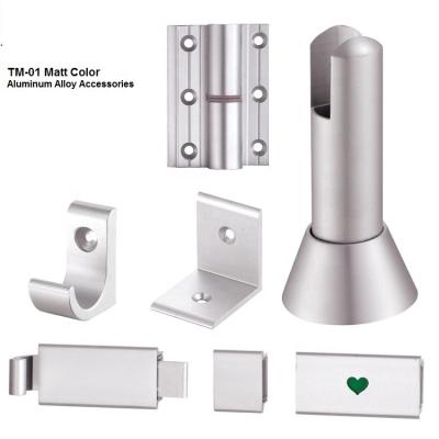 China Modern Manufacturer Aluminum Alloy Toilet Compartment Partition Accessories for sale