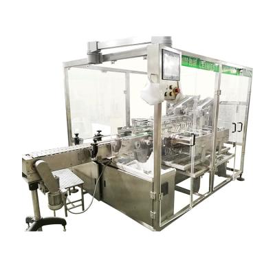 China CGJ-4 Fully Automatic Food Intubation Machine 11000packs/H Continuously Inserting On Upper And Lower Layers For Different Cup Shape for sale