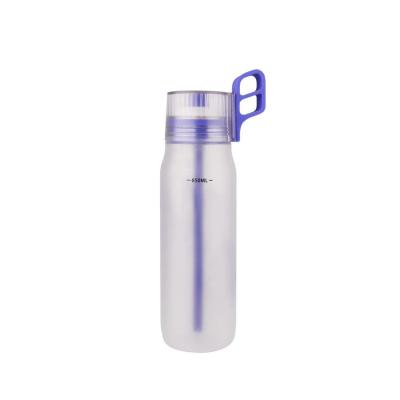 China 2023 Good Price Eco-Friendly 650ml Sports Fruit Air Scent Up Flavored Water Bottles With 5 Flavor Pods for sale