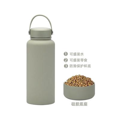 China Custom 2023 Eco-friendly Non-slip bottom portable kettle frosted water cup outdoor sports cup large capacity for sale