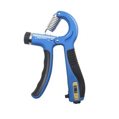 China 2023 Adjustable Anti Slip Adjustable Hand Grip Strengthener Hand Gripper Test Program For Men With Counter for sale