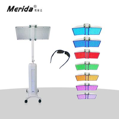 China 2022 Acne Treatment Skin Care Beauty Skin Rejuvenation 7 Color LED PDT Facial Light Therapy Machine BIO for sale