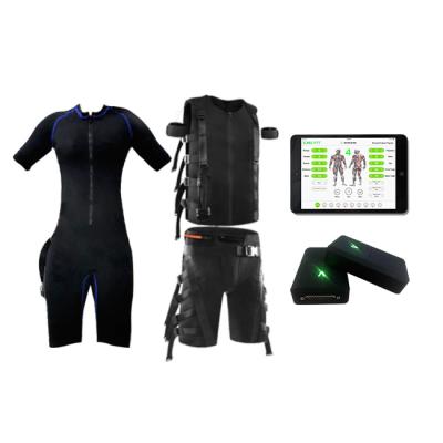 China Fitness EMS Factory / EMS Training Body Anti-Puffiness Gym Professional Hybrid Wired and Wireless Suits for sale