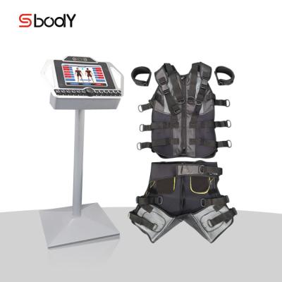 China Cellulite reduction best selling EMS fitness machine with EMS training suit / chaleco exercising for sale