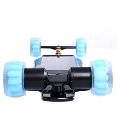 China HOT SALES PU WHEEL ADULT 120MM ALL ELECTRIC SKATEBOARD TERRIAN WITH KEGEL AND STEERING WHEEL ADAPTER for sale