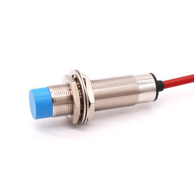 China Industrial Automation M18 Tubular Metal Silicone Cable High Temperature Inductive Proximity Sensor 10-30vdc 5mm 8mm 2m for sale