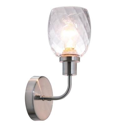 China Contemporary Bedside Reading Wall Sconce, Contemporary Indoor Glass Bathroom Vanity Wall Light for sale