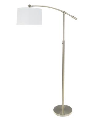 China Adjustable Modern Bedroom Metal Standing Arc Floor Lighting Hotel Lamp for sale