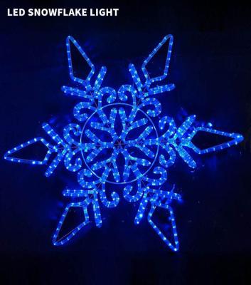 China Handmade commercial 3d display large led snowflake pattern lights arch pattern light led snowflake light for sale