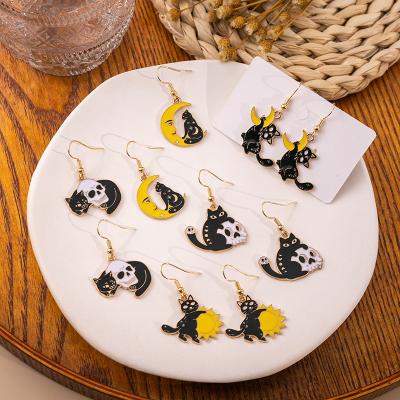 China Halloween Earrings 2023New Style Halloween Earrings Halloween Cartoon Earrings Alloy Earrings for sale