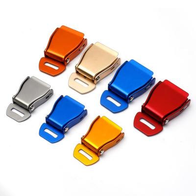 China 1.5 Inch Stainless Steel Airplane Seat Belt Buckle For 38mm Webbing for sale