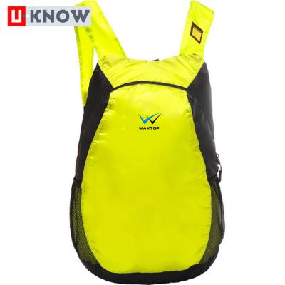 China Wholesale High Quality Foldable Outdoor Sport Foldable Practical Backpack Packable Light Weight Daypack Waterproof Backpack for sale