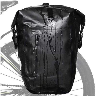 China Waterproof Backpack PVC Bicycle Pannier Recycling Bags Cycling Rucksack Waterproof Bike Pannier Bag Custom Backpack Recycling PVC for sale