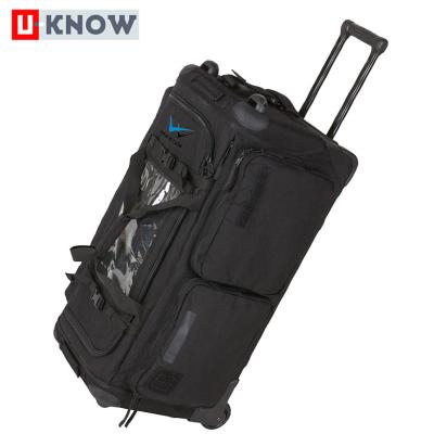 China Factory Selling Best Large Travel Roller Bags Factory Direct Nylon Roller Case Wheeled Duffel Bag for sale