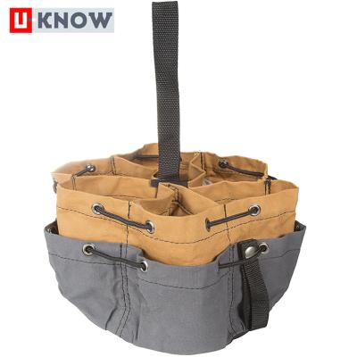 China High Quality Durable Twelve Large Compartments Parachute Bag Canvas Tool Parachute Bag for sale