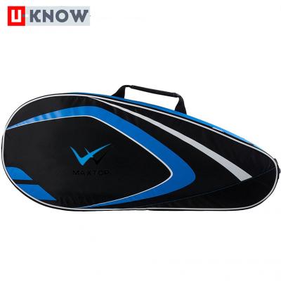 China Eco-friendly Polyester Professional Strong Multifunctional Badminton Tennis Racket Bag Custom Gym Sports Bag for sale