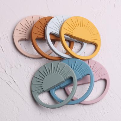 China New Sun Toy Wholesales BPA soft silicone baby chewing teether baby chewing teether maker chewing toys christmas teether for sale