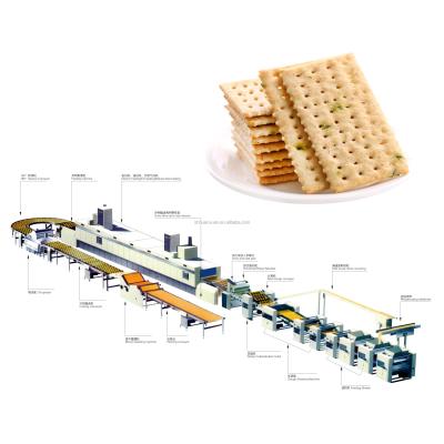 China Automatic Snack Factory Hard&Soft Biscuit Production Line Mike Crunchy Block Biscuits Short Loaf Forming Machine for sale