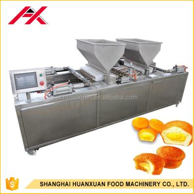 China High Speed ​​Custard Cake Production Lines Double Cake Line for sale