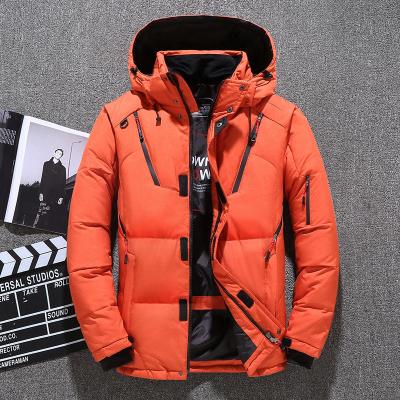 China New Down Winter Anti-wrinkle Outdoor Jacket Men Thick Warm Multi-pocket Large Size Warm Jacket for sale