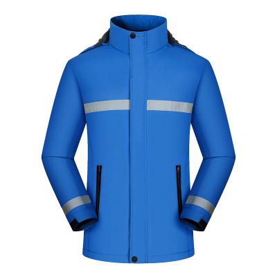 China Breathable Outdoor One Piece Padded Jacket Rush Men And Women Waterproof Windproof Work Clothes 3-in-1 Thickened Winter Jacket for sale