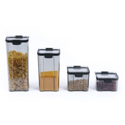 China New Arrival Sustainable Food Container Cereal Office for Sugar Thick Large Plastic Containers for Food Storage for sale