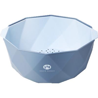 China 2021 Kitchen Viable Multi Hot Vegetable Fruit Size Business Wash Double Layer Multifunctional Drain Basket for sale