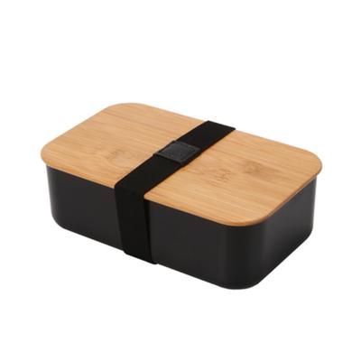 China Freshness Preservation Amazon Hit Plastics Storage Boxes With Lid Food Container With Bamboo Cutlery for sale