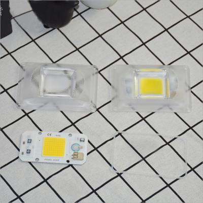 China DIY LED COB Chip Lens Reflector; Easy To Install Chip Lampshade Reflector Frosted Matrix Chip Lamp DIY Projector Bulb Projector Chip Lens 92*65 Mm LED COB Lamp Easy Install for sale