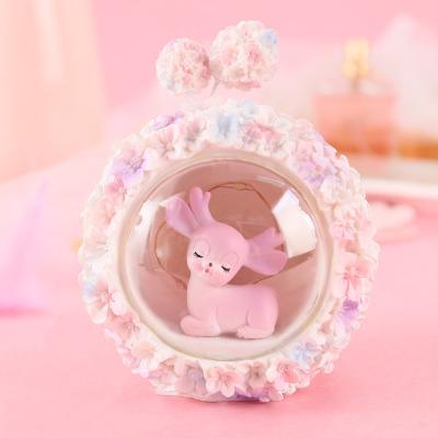 China Resin Children's Night Light Child Led Lights Cute Unicorn Moon Lamp Child Fairy Cartoon Children's Room Decoration Light Bedroom Decoration for sale