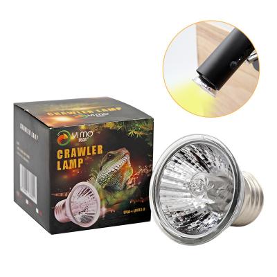 China Basking Reptile Lamp 25/50/75 W UVA+UVB 3.0 Pet Lamp E27 Heat Lamp Bulb Tortoise UV Light Bulbs Amphibians Lizards Temperature Control pet reptile turtle lizard for sale