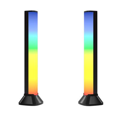 China RGB Music Collecting Lights Party Remote Blue Atmosphere Voice Control Voice Control LED Rhythm Light Tooth Game TV Decoration Lamp Rhythm Light for sale